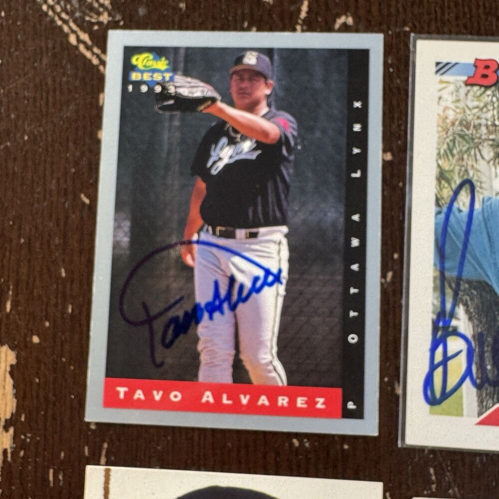 Baseball Autographs IP 9 Card Lot Gerald Williams Tavo Alvarez Ray Searage - Picture 2 of 10